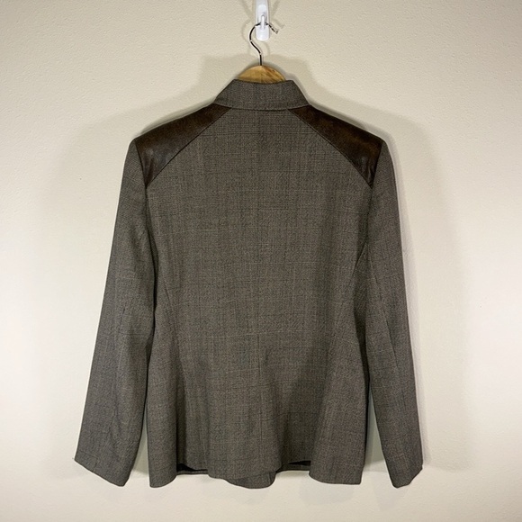 Vintage Wool Fitted Blazer Jacket Women Size 10 Preppy Office Casual Travel - Picture 3 of 8